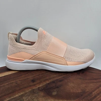 APL Techloom Bliss Zapatos Para Mujer 9 Rosa Naranja Tejido Sin Cordones Tenis para Correr Foto 1 de 4