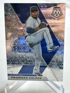 2021 Panini Mosaic - Framber Valdez #83 Quick Pitch Silver Mosaic Prizm - Picture 1 of 2