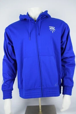 ¡NUEVO CON ETIQUETAS! Sudadera de baloncesto para hombre Adidas TMAC MTF cremallera completa sudadera con capucha GH6681 talla S AZUL Foto 1 de 4