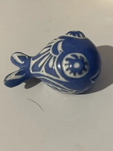 Pablo Zabal Whale Sea life Chile Pottery Folk ART Vintage MCM Signed - Picture 1 of 9
