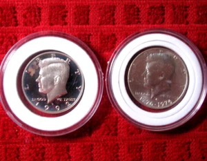 (2)1976-S , 1992-S, Proof Silver Kennedy Half Dollar Gem  Proof  - Mint - Picture 1 of 6