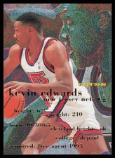 1995-96 Fleer #239 KEVIN EDWARDS New Jersey Nets