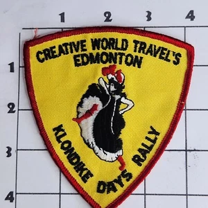 Creative World Patch gestickt Bügelbild Edmonton Klondike Days Rally - Bild 1 von 1