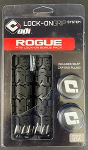 ODI ROGUE MTB LOCK-ON BONUS PACK Lock-On Grip System, Made in USA, NUOVO - Foto 1 di 2