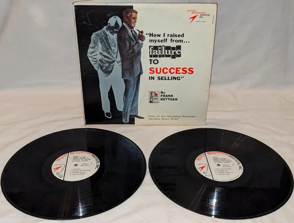 Frank Bettger HOW I RAISED MYSELF FROM FAILURE TO SUCCESS gatefold 2X LP Mad Men - Image 1 of 4