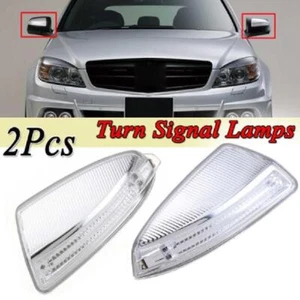 For Mercedes ML Class W164 Car Wing Door Mirror Turn Signal Indicator Light Lamp - Picture 1 of 9