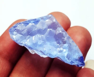 Brazilian Blue Topaz Rough Loose Gemstone 57.90 Ct Certified Rough - Image 1 of 4