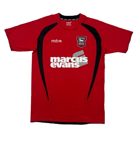 Mens Ipswich Mitre 2008 2010 2012 Away Third Football Soccer Shirt Jersey Size M Cover