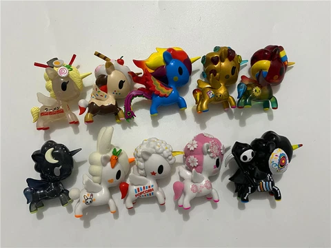 100% new Tokidoki Unicorno series 6 figures -without box Cover