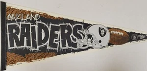 NFL Oakland Raiders 12" x 30" Pennant, NEW (Name - Helmet - Football) - Picture 1 of 1