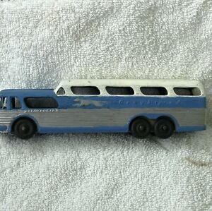 Vintage Tootsie Toys GM Greyhound Scenicruiser Bus
