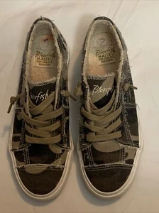 Blowfish Malibu Women's Play Natural Camouflage Canvas Slip On Shoes Size 7 - Picture 1 of 5
