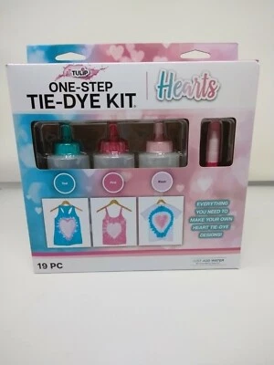 Tulip One Step Tie-Dye Kit (Hearts) Everything To Make Heart Tie-dye Shirts - Image 1 of 2