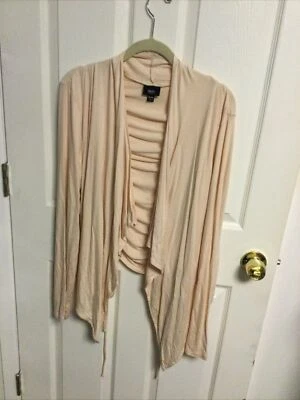 Cárdigan abierto Massimo para mujer ~ XXL ~ Color melocotón ~ Nuevo sin etiquetas Foto 1 de 4