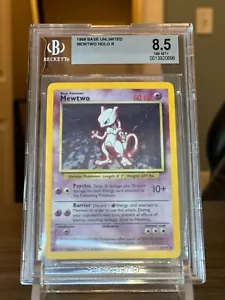 #10 1999 Base Mewtwo Holo BGS 8.5 – (PSA/CGC) - Picture 1 of 2