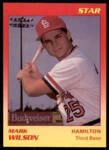 1989 Star Mark Wilson Hamilton Redbirds #26