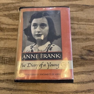 Anne Frank: The Dairy Of A Young Girl Early Print 1952 Of Book - Picture 1 of 15