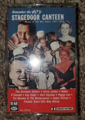 Music of the War Years, 1941-43 "Stagedoor Canteen Casette Tape - Image 1 of 2