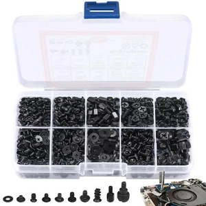 Vis pour Ordinateur 420 Pièces Kit de Vis PC Portable avec Entretoises pour R... - Afbeelding 1 van 6