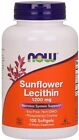 NOW FOODS, SUNFLOWER LECITHIN Sunflowers 1200mg 100 Soft Capsules GREAT PRICE