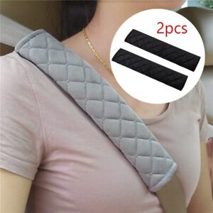 2pcs Car Safety Seat Belt Shoulder Pads Cover Cushion Harness Comfortable Pad