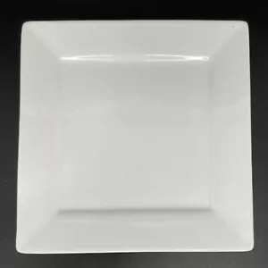 Plato de almuerzo de ensalada de porcelana cuadrado de 8 pulgadas Threshold Target - blanco - multidisponible - Imagen 1 de 4