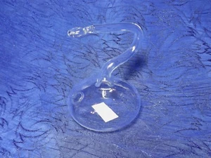 Jarrón grúa pequeña de vidrio transparente para el hogar y el jardín Napa - Imagen 1 de 5