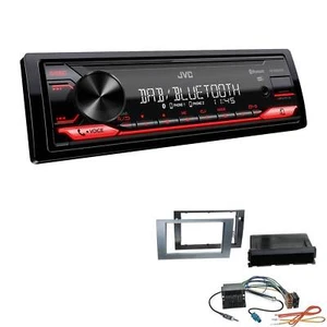 JVC Digital Auto Radio Bluetooth DAB+ USB für Seat Exeo anthrazit ohne Canbus - Bild 1 von 5