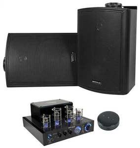 Rockville BluTube LED Bluetooth Tube Amplifier+(2) 5.25" Speakers+Wifi Receiver - Picture 1 of 12