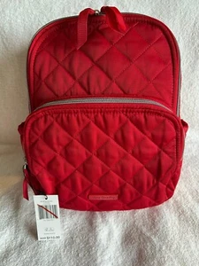 Neu mit Etikett Vera Bradley kleiner Rucksack Performance Twill kardinalrot neu mit Etikett - Bild 1 von 7