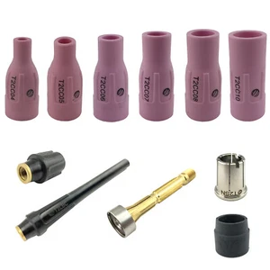 UNIMIG T2 / T3W TIG Torch Gas Lens 11 Piece KIT - 2.4mm - Picture 1 of 9