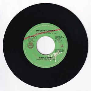 Philippines SIMPLE MINDS Sanctify Youself / Alive & Kicking 45 rpm Vinyl Record - Picture 1 of 4