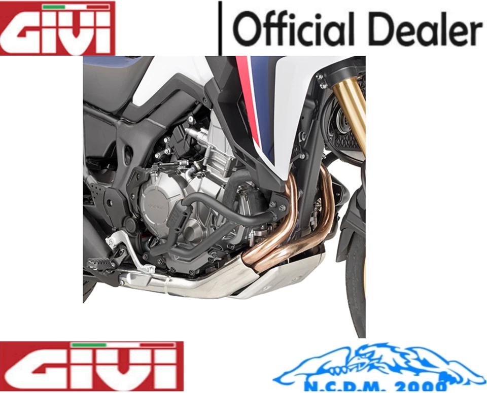 Protector de motor GIVI tubular negro para Honda CRF1000L Africa Twin 2016 2017 Foto 1 de 4