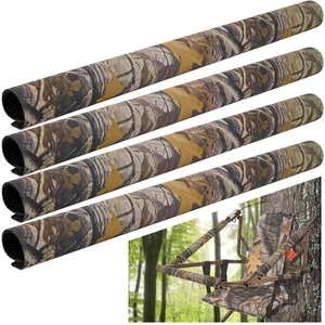 4pcs Tree Stand Rail Pads - 19.6"x5.3" Waterproof Camo Treestand Shooting Rai... - Picture 1 of 7