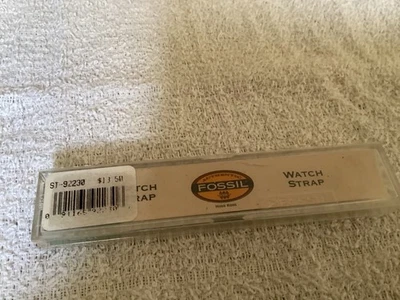 Винтажный кожаный ремешок для часов Fossil - Изображение 1 из 4