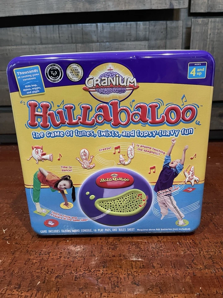 Hullabaloo Game by Cranium - 2004 Ed in Tin - Complete/Tested/Works!  Ages 4+ - Image 1 of 4