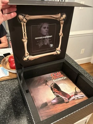 Ozzy Osbourne SYOTOS Box Incomplete With 7 Records All 10 Posters Slipmat - Image 1 of 4