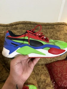 Puma RS-X3 “Tailored” Green/White-Blue Size 13 Mens Sneakers *Pre-Owned* - Picture 1 of 8