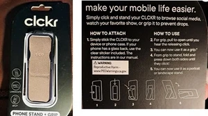 Supporto adesivo universale CLCKR impugnatura e supporto per la maggior parte delle custodie smartphone e telefoni - Foto 1 di 1