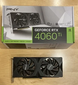 PNY Nvidia GeForce RTX 4060 Ti 8GB GDDR6 Graphics Card GPU Video Card - Afbeelding 1 van 3