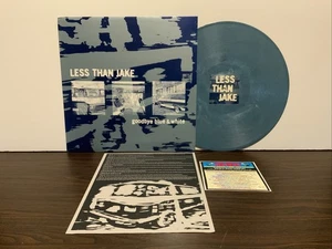 Less Than Jake - Goodbye Blue & White, 2002 Blue Marbled 1st Press Vinyl LP NM - Picture 1 of 5