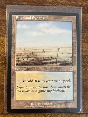 MTG✨SKYCLOUD EXPANSE✨ Odyssey NM/M RARE Allied DOUBLE MANA Land 2001 UNPLAYED - Image 1 of 4