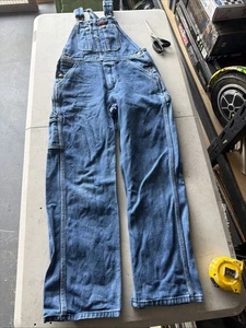 Dickies Dungarees Womens Medium Blue Bib Overalls Workwear Denim Carpenter Lady - Bild 1 von 10