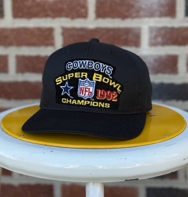 Gorra para hombre rara vintage de campeones del Super Bowl 1992 de los NFL Cowboys Foto 1 de 4