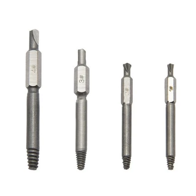 Simplify Your Repairs with this Comprehensive 4pcs Screw Extractor Kit - Image 1 of 4