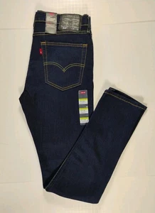 Jeans LEVI'S Flex-NUEVOS CON ETIQUETAS-Para hombres 519 Extreme Skinny Stretch Denim Azul-Talla W34xL32 - Imagen 1 de 12
