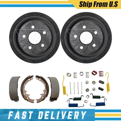 Tambores de freno y zapatas resorte para Ford Ranger 1988 1994 con tambores más grandes de 10" Foto 1 de 4