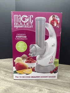 NUOVO Magic Bullet Dessert Bullet Frullatore 10 secondi Dessert sano SCATOLA APERTA - Foto 1 di 8