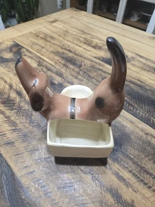 Jardinera vintage Dachsund Weiner perro jardinera MCM - Imagen 1 de 6