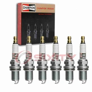 6 pc Champion Iridium Spark Plugs for 2003-2012 Mitsubishi Eclipse 3.0L 3.8L hq - Picture 1 of 5
